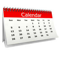 Custom printed calendar