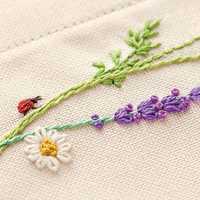 Hand embroidery border