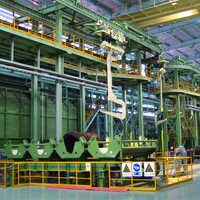 Continuous pickling line