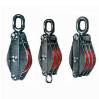 Manila rope pulley