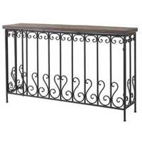 Iron console table