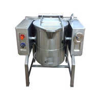 Tilting boiling pan