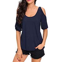 Cold shoulder tops