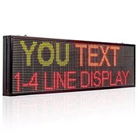 Running led display board