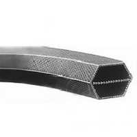 Hexagonal rubber v belt
