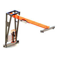 Semi gantry crane