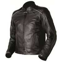 Leather sports jacket