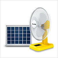 Solar pedestal fan