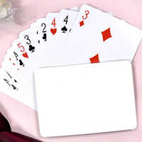 Pvc playing card