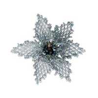 Beaded brooch