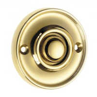 Brass bell push