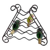 Wrought iron wine racks