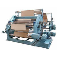 Oblique corrugation machine