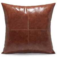 Leather Cushion Cover