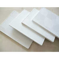 Pvc laminated gypsum ceiling tiles