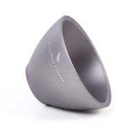 Titanium sake cup