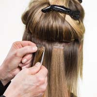 Permanent hair extensions