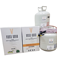 Spray foam insulation kits