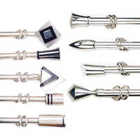 Steel curtain rods