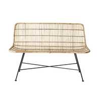 Rattan bench