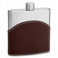 Leather hip flask