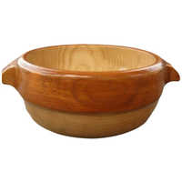 Wooden fruit bowl