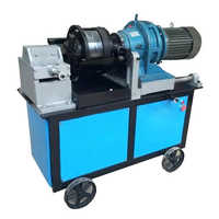Rebar threading machine