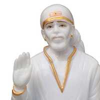 Marble sai baba statue