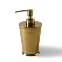 Brass soap dispenser