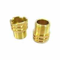 Brass male inserts