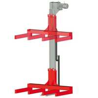 Building material lift machine