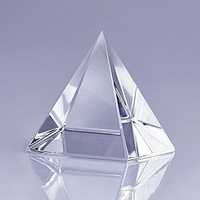 Crystal pyramid