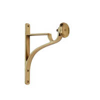 Brass curtain bracket