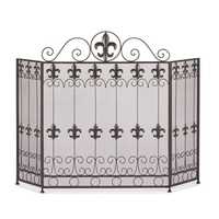 Iron fire screen