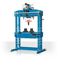 Hand operated hydraulic press