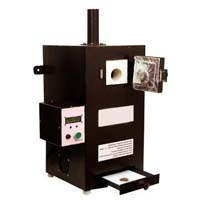 Sanitary napkin burning machine