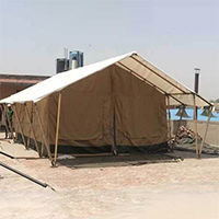 Jungle safari tent