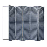 Sliding folding shutter