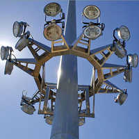 Revitted telecom pole