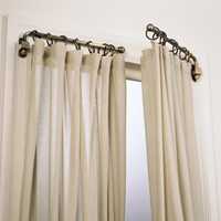 Window curtain rod