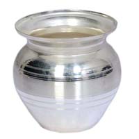Silver plated kalash