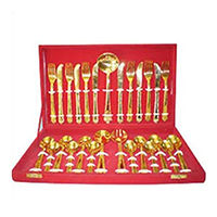 Brass spoon set