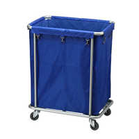 Laundry linen trolley