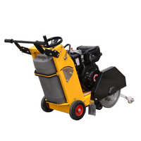 Concrete road cutting machine