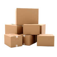 Plain corrugated boxes