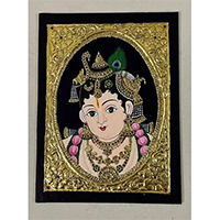 Krishna tanjore paintings