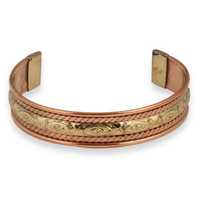 Brass cuff bracelet