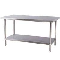 Stainless steel work table