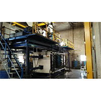 Extrusion blow moulding machine