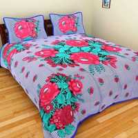 Floral bed sheet